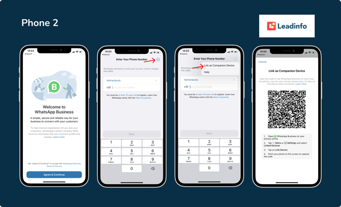 WhatsApp Business on multiple phones